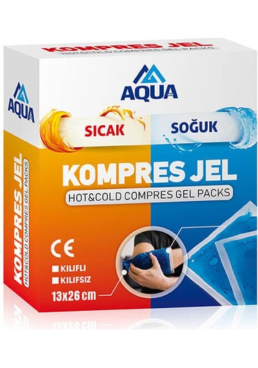 Aqua Sıcak-Soğuk Jel Kompres 13 x 26 CM