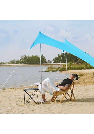 Ebitda Leke Geçmez Hafif Alüminyum Kamp Çadırı Direği - Katlanabilir, Taşınabilir Ve Dayanıklı Gümüş Gümüş