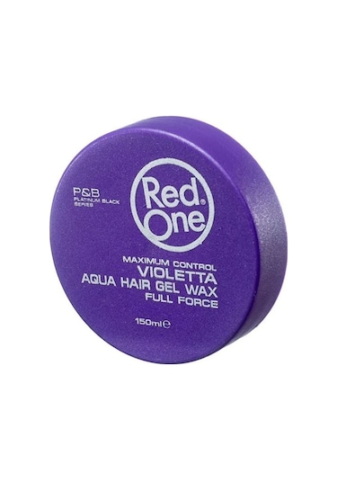 Red One Aqua Hair Gel Maximum Control Wax Mor 150 ML
