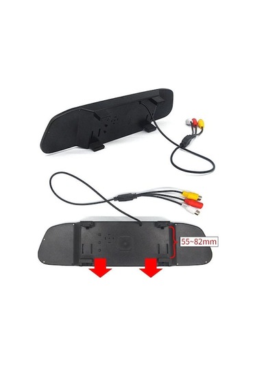 Yifomall 12v Araç Kamerası İle Hd Geri Görüş Ekranı - Ccd Ters Görüntü Sistemi