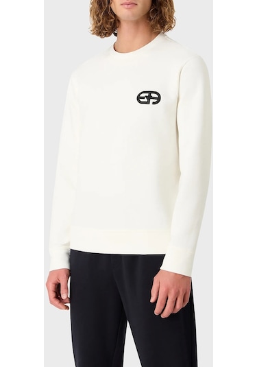 Emporio Armani Erkek Sweat 8n1ml7 1jhsz 0101 Beyaz Beyaz
