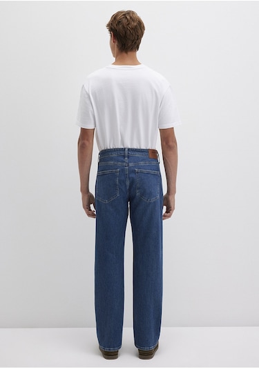 Mavi - Lisbon Classic Denim Puslu Vintage Koyu Mavi Jean Pantolon 0010039-90818 Koyu Mavi