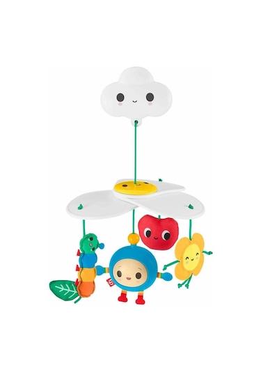 Fisher Price Mutlu Dünya Eğlenceli Bebek Arabası Oyuncağı Dönence