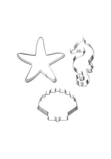 Dancemonkey 5 Adet Flip Şeker Kurabiye Kalıbı Ve Pişirme Seti, Pratik Pişirme Aksesuarları Gümüş