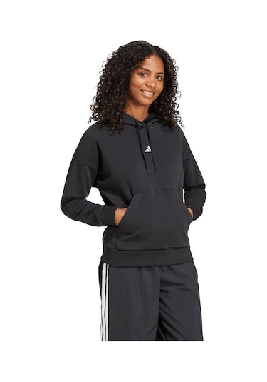 Adidas W Sl FC HD JN1861 Kadın Sweatshirt - Siyah