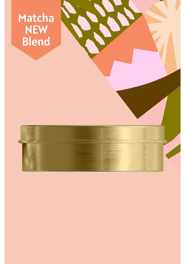 Mim and More Şeftali Aromalı Matcha Tozu Teneke Kutu 25 G