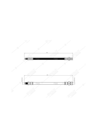 SVAC 900132 Arka Fren Hortumu 131 1300 Em 78- Serce 89-