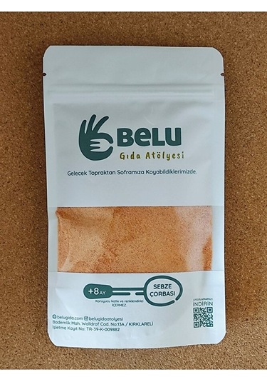 Kapya Biber Çorbası Ruşeymli 8 Ay 100 Gram