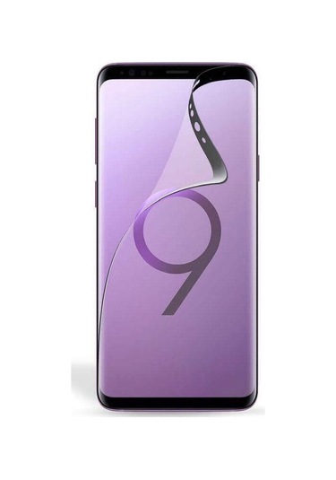 Samsung Galaxy S9 Plus Uyumlu Polymer Nano Tam Kaplayan Full Ekran Koruyucu