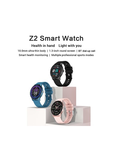 Maiyame Z2 1.3" Dokunmatik Ekran Akıllı Spor Saati Pembe