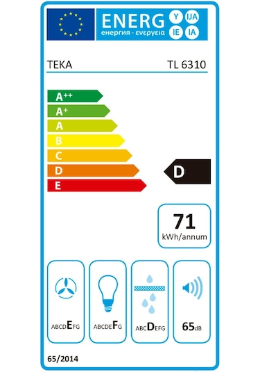 Teka TL 6310 Sürgülü Aspiratör 40474251