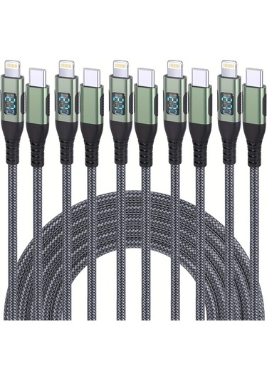 Honeybeeshop 1 Adet 2 Adet 3 Adet 5 Adet 3.3ft 6.6ft 10ft Hızlı Şarj Kablosu Usb C Lightning İphone Uyumlu 13 12 Samsung Android Akıllı Telefonlar Usb Type C İphone Uyumlu 14 13 12 11