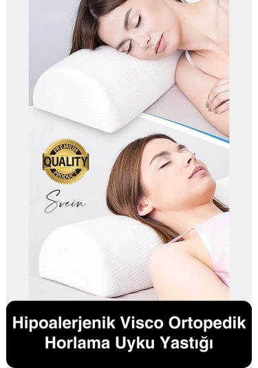 Konforlu Ergonomik Nefes Alabilen Hipoalerjenik Visco Ortopedik Horlama Uyku Yastığı Boyun Diğer