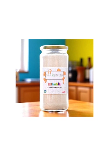 Organik Ekmek Un Karışımı Cam 250gr