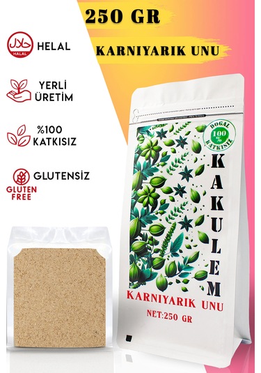 Kakulem Glutensiz Sertifikalı Karnıyarık Unu Tohum Tozu 250 Gr