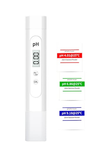 Springsun Ph Değeri Asitlik Ve Alkalinite Test Cihazı Taşınabilir Ph Test Kalemi Beyaz
