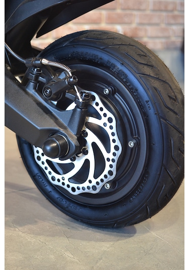 Citycoco Mx - T10 Çift Motor Katlanabilir Elektrikli Scooter 1600W Siyah