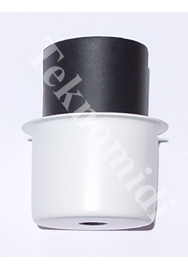 E-27 Duy Kılıfı - E27 Yarım Lale Beyaz Renk