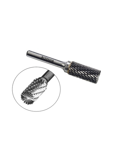 B Tip 06x16x06 Karbür Kalıpçı Freze Ucu Silindir Alın Kesmeli Gfb3215