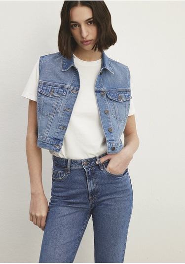 Mavi - Rona Classic Denim Indigo Mavisi Jean Yelek 1110450-86815 Mavi