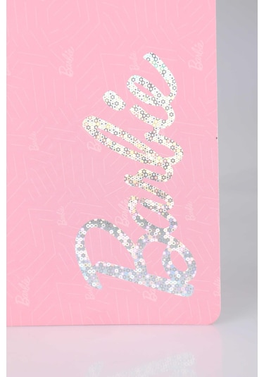 Dekomus İle Lisanslı Barbıe 60 Yaprak Çizgili Defter 13x21 Cm