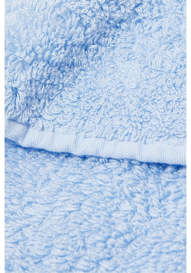 Super Pile Havlu, %100 Mısır Pamuğu, 105x180cm Açık Mavi