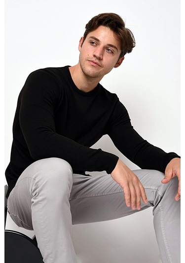 Brango 21009-22k Erkek Triko Kazak 22K21009-R1534 Siyah Brango 21009-22k Erkek Triko Kazak 22K21009-R1534 Siyah