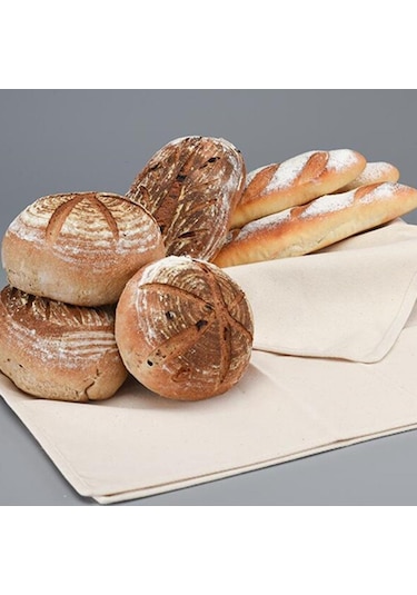 Ekmek Bezi Fırıncı Keten Pişirme Kalıpları Hamur Mayalama 36 45cm Diğer