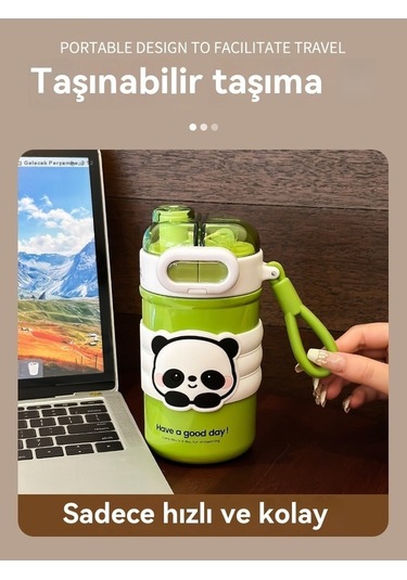 Pazly Termosu Rengi510ml Kahve Kahve Jian Fincan Fan Çiftçi Yd Kahve