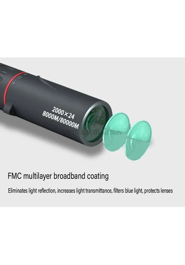 2000x24 Hd Mini Cep Telefonu Uyumlu Avcılık Dürbün