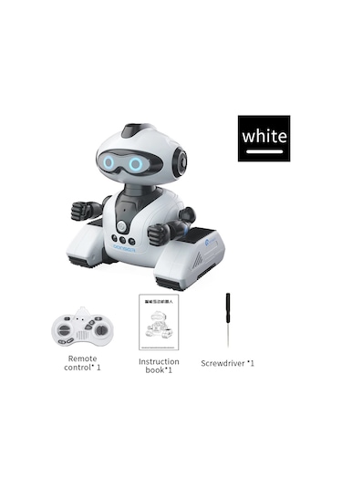 Mini Rc Robot Algılama Cady Wıda Akıllı Oyuncak Programlama Eğitim Müzik Dans White Robot 1704v