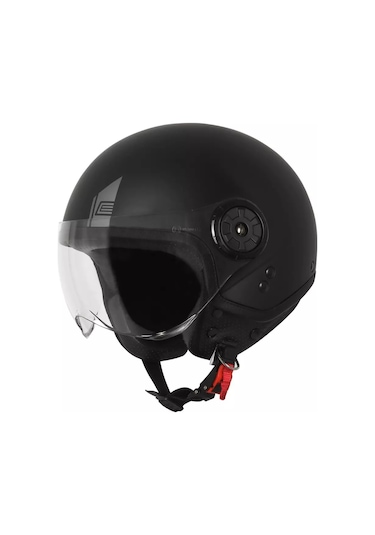 e Neon Easy Açık Motosiklet Kask Siyah