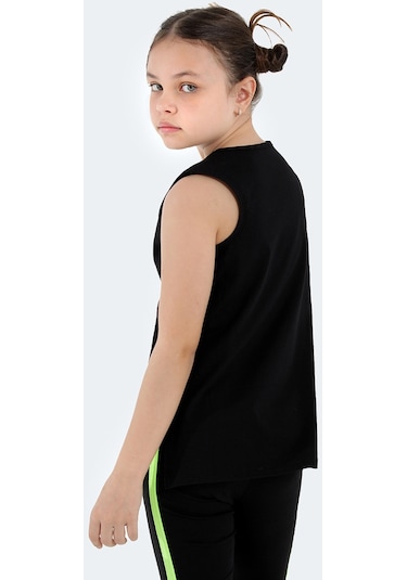 Slazenger  Dylan In Kız Çocuk Tişört Siyah