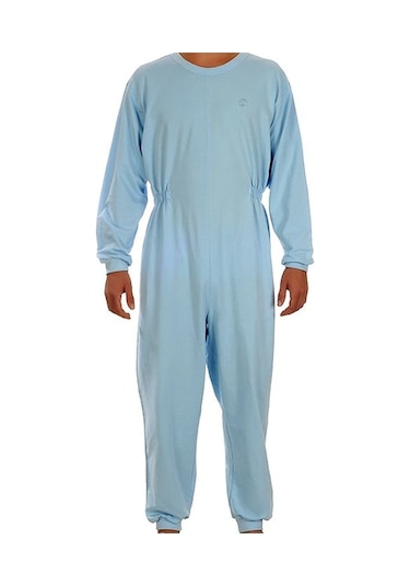 Medtex EHL-5 Sırt Fermuarlı Alzheimer Erkek Hasta Tulumu S