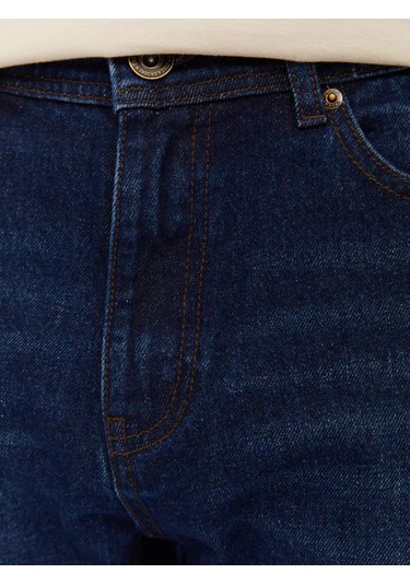 Zolla Erkek Slim Kesim Kot Pantolonı 248153446 Mavi