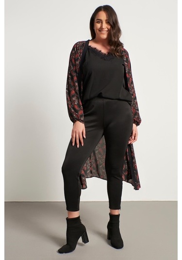 Paça Fermuarlı Tayt