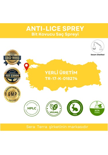 Sera Natura Lice Papatya Özlü Bit Karşıtı Spreyi 100 ML