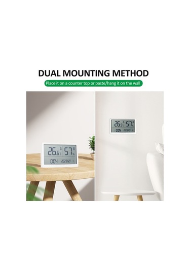 Pazly Gm1372 Yüksek Hassasiyetli Dijital Termometre İç Mekan Sıcaklık Nem Ölçer Bebek Odası