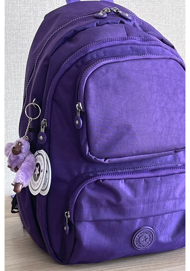 Nemo Group Sırt Çantası Mor Krinkıl Kumaş Suya Dayanıklı Mor
