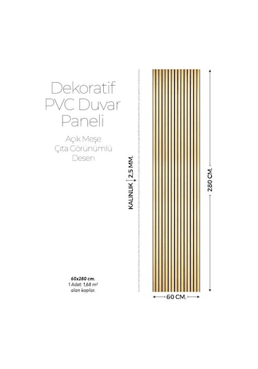60x280 Duvar Paneli Lambiri Desen ,salon,duvar,tv Ünitesi-meşe,siyah Mt222