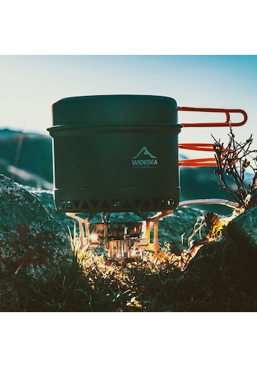 Widesea Rüzgar Geçirmez Kamp Gaz Sobası Brülör WSS-207/for Flat Tank Çok Renkli