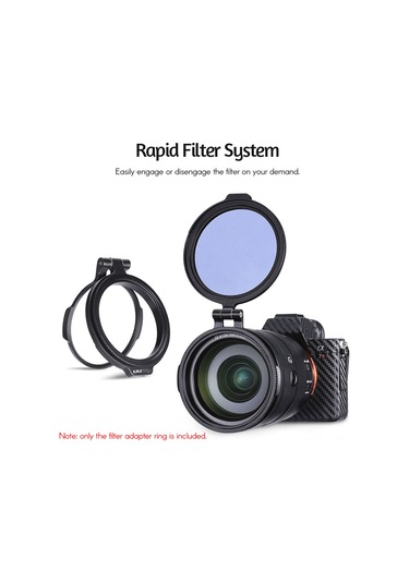 Youtek Uurıg Hızlı Nd Filtre Adaptörü - Geniş Açı Lensler İçin 49mm Ayarlanabilir Işık Kontrol Sistemi