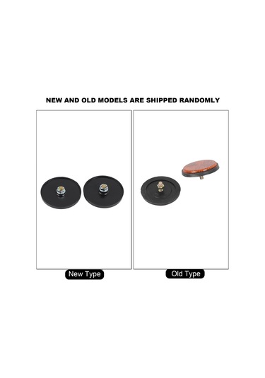 Moveevo Kırmızı Dairesel Pmma Yansıtıcı - Motor, Atv, Araçlar İçin Yüksek Görünürlük Ve Yol Güvenliği - 2 Adet Set