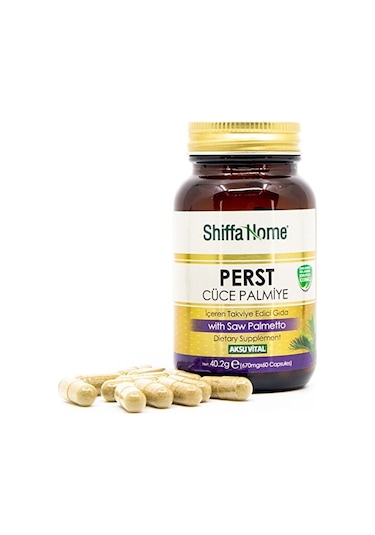 Perst Cüce Palmiye Saw Palmetto 670mg 60 Kapsül Aksu Vital