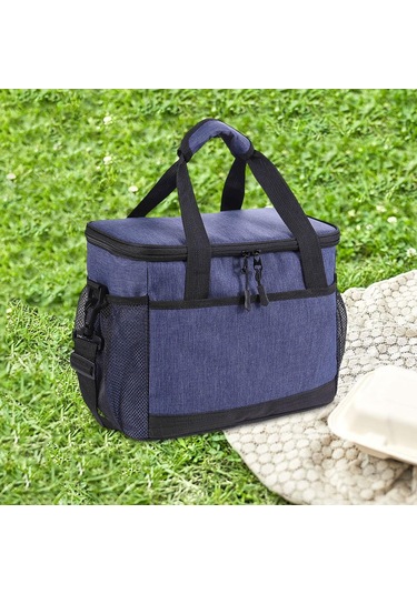 Suntek Piknik Plaj Yürüyüşü Için Soğutucu Mavi-29,5x20x23cm Mavi