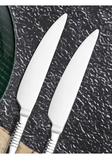 Cooker 2'lı Heybeli Paslanmaz Çelik Tatlı Bıçağı Ckr2170 Çelik