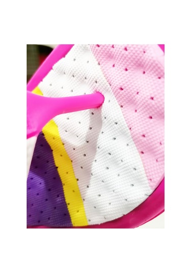 Çocuk Parmak Arası Terlik Masaj Tabanlı Pembe Terlik PEMBE