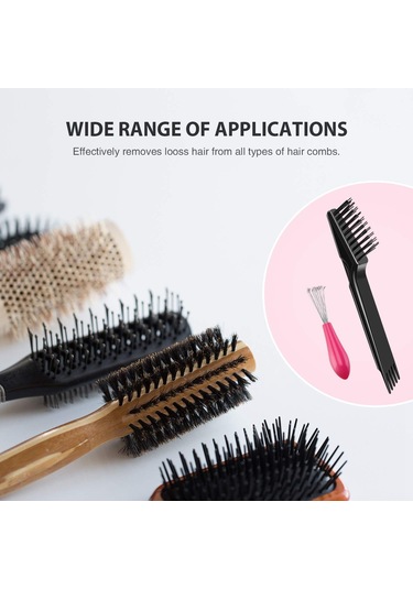 Adet Saç Fırçası Temizleme Aracı Tarak Temizleme Saç Fırçası Saç Fırçası Temizleyici Tırmık Kir Çıkarmak İçin Ev Ve Salon Kullanımı