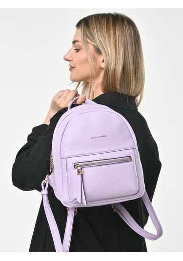 Daniele Patrici Şehir A5 Deri Sırt Çantası 210533351 Leylak