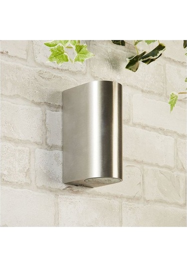 Nikel Kaplama Plastik Kasa Çift Yönlü Dekoratif Duvar Aplik (549433026) Nikel